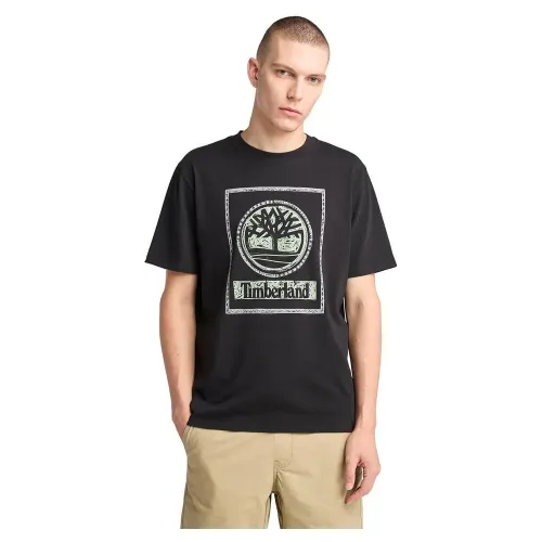 팀버랜드 Front Seasonal Stack 로고 반팔 티셔츠 141688819