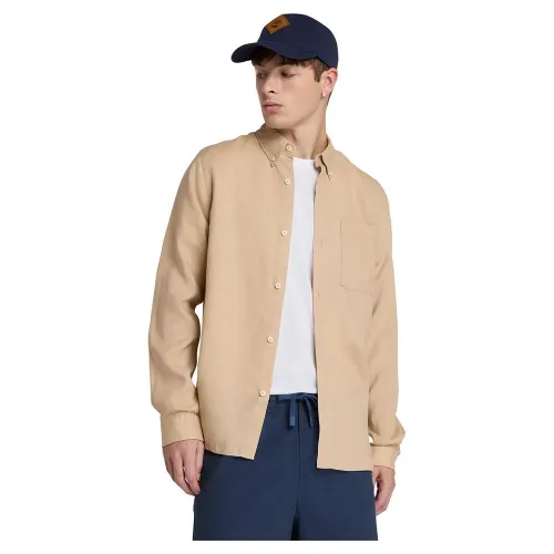 팀버랜드 Mill Brook Linen Chest Pocket 긴팔 셔츠 141688941