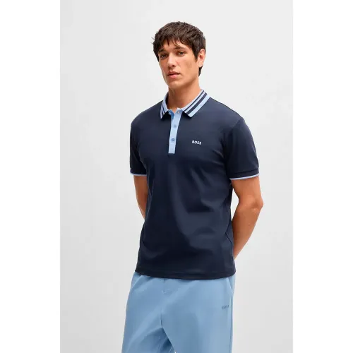 보스 Paule Tape 반팔 폴로 셔츠 141694070