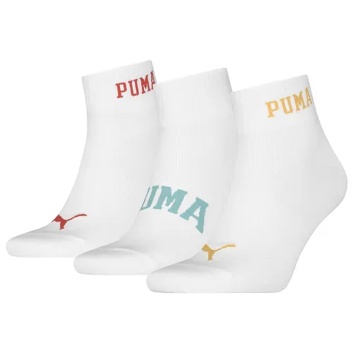 푸마 로고 Quarter 양말 3 켤레 141713478