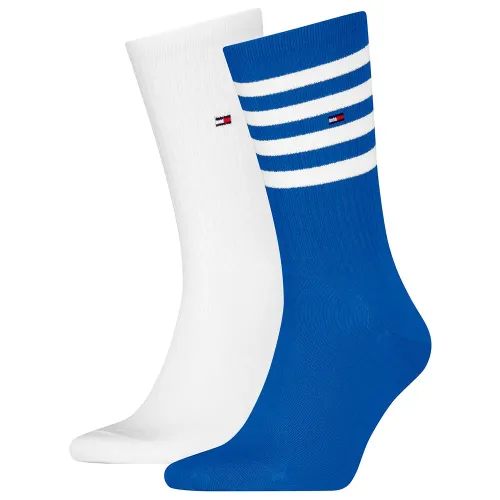 타미힐피거 Sport Stripe 크루 양말 2 켤레 141713840