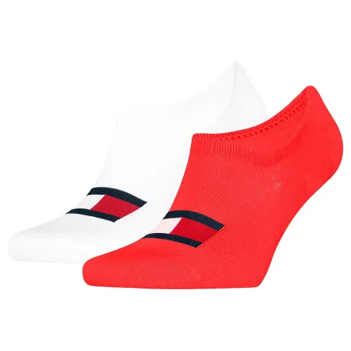 타미힐피거 Uni Footie Flag 보이지 않는 양말 2 켤레 141713867