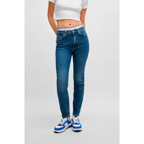 휴고 보스 BLUE Malu 10259234 하이웨이스트 청바지 141718096