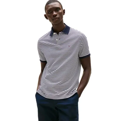 타미힐피거 1985 Regular Fit 반팔 폴로 셔츠 141786936