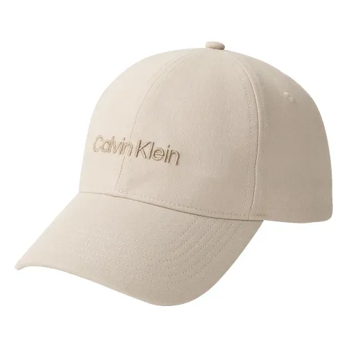 캘빈클라인 Titlecase EMB Logo Linen Baseball 모자 141794967