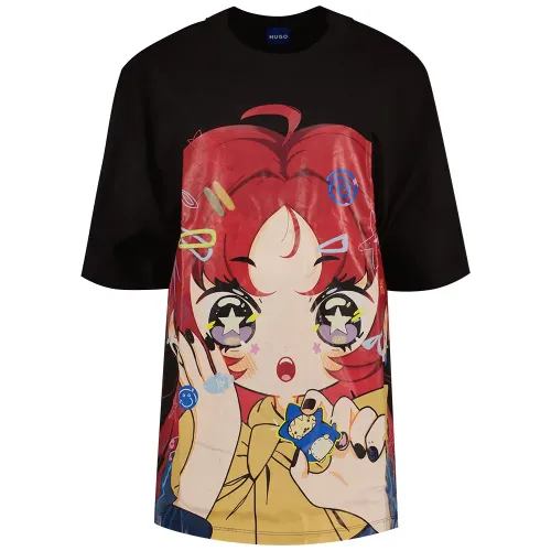 휴고 보스 오버핏 4 10272982 01 반팔 티셔츠 141840189