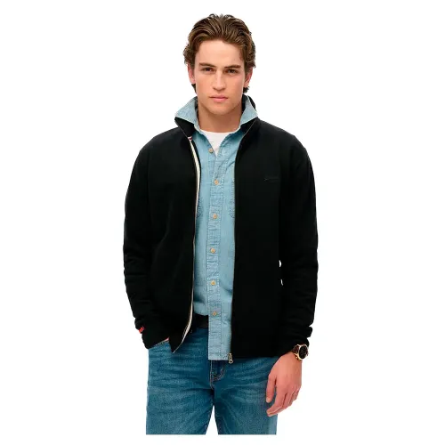 슈퍼드라이 Essential 로고 풀지퍼 스웨터 141845001