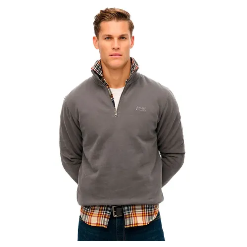 슈퍼드라이 Essential 로고 Henley 스웨터 141845005