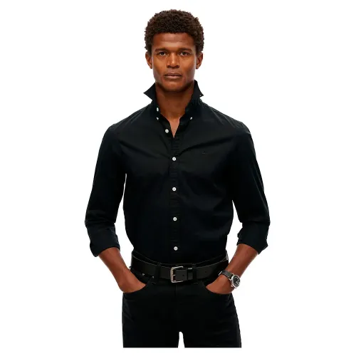 슈퍼드라이 Essentials Tailored Fit 긴팔 셔츠 141845048