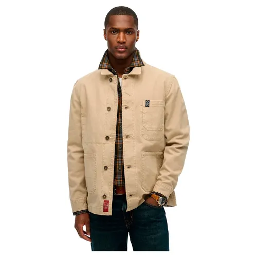 슈퍼드라이 Merchant Canvas 자켓 141845090