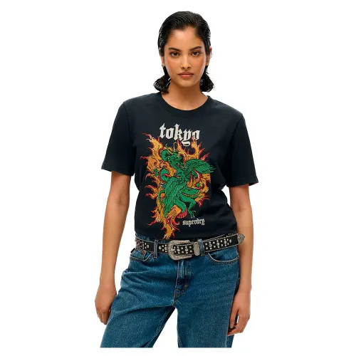 슈퍼드라이 Neo Trad Tattoo Relaxed 반팔 티셔츠 141845103