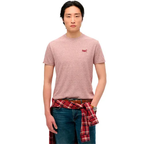 슈퍼드라이 빈티지 로고 Embroidered 반팔 티셔츠 141845169