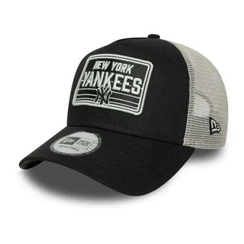 뉴에라 MLB 뉴욕 양키즈 Patch 9Forty Aframe 트러커 모자 141848880