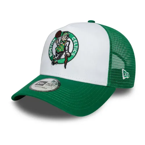 뉴에라 NBA Boston Celtics Side Patch 9Forty Aframe 트러커 모자 141848933
