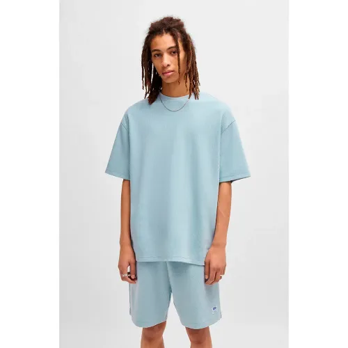 휴고 보스 Nuwaffle 10268873 BLUE 반팔 티셔츠 141857461