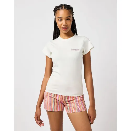 랭글러 Shrunken Band Slim Fit 반팔 티셔츠 141876103