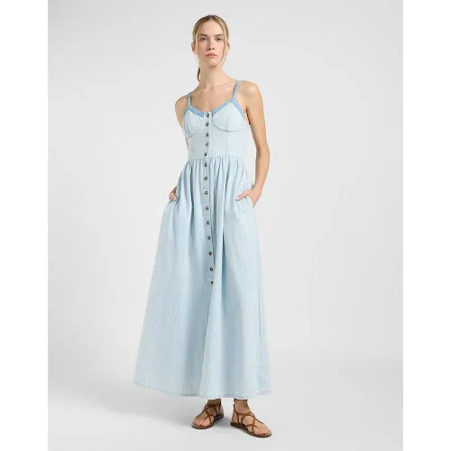 LEE Corset 소매 없는 롱 원피스 141888701