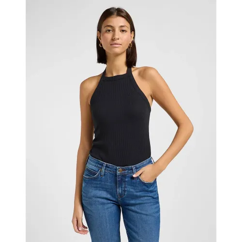 LEE Open Back Halter 나시 티셔츠 141888772