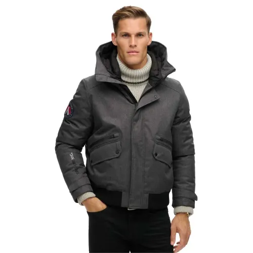 슈퍼드라이 City Tweed 패딩 자켓 141896753