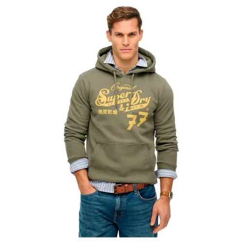 슈퍼드라이 Leather & Boot Co 후드티 141896816