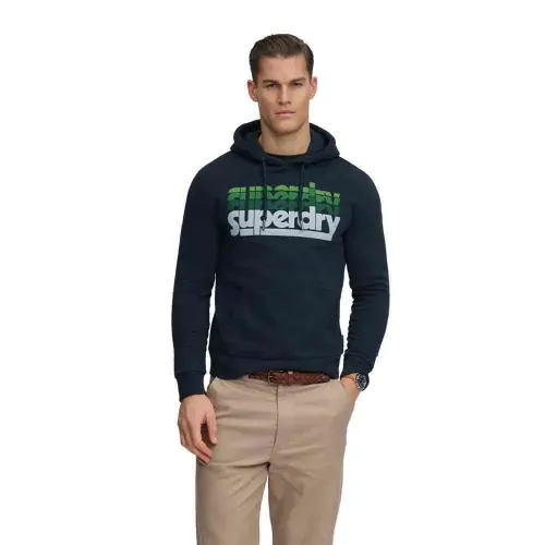 슈퍼드라이 Stacked 후드티 141896909