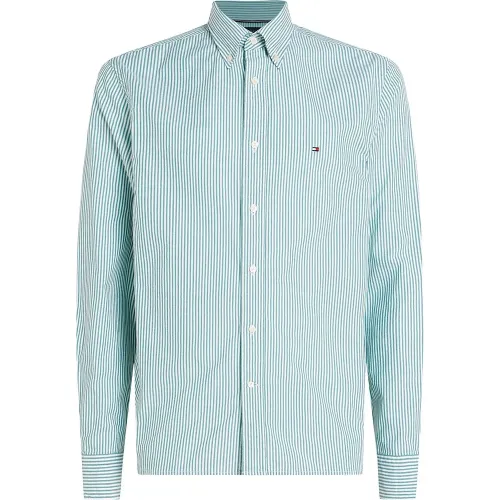 타미힐피거 Flex Poplin 클래식 Stripe RF 긴팔 셔츠 141951367