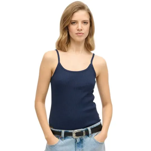 슈퍼드라이 Athletic 에센셜 Sccop 나시 티셔츠 141962138