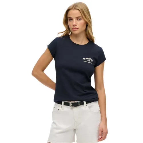 슈퍼드라이 Athletic 에센셜 Slub 반팔 티셔츠 141962141