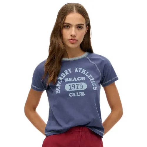 슈퍼드라이 Athletic Raglan 그래픽 반팔 티셔츠 141962148