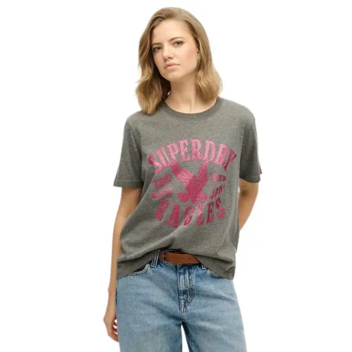 슈퍼드라이 Embellish Varsity Relaxed 반팔 티셔츠 141962217