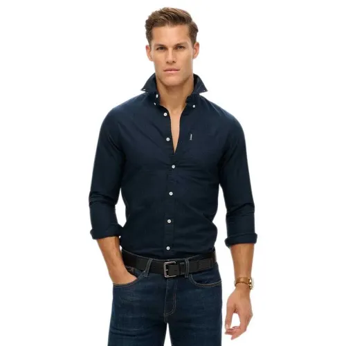 슈퍼드라이 Essentials Oxford 긴팔 셔츠 141962267