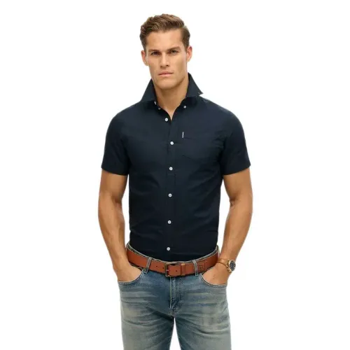 슈퍼드라이 Oxford 반팔 셔츠 141962360