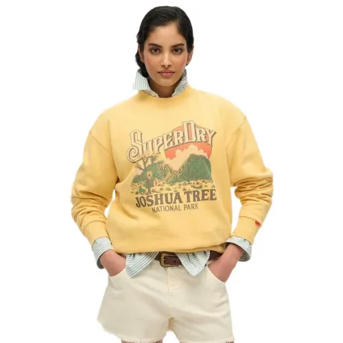 슈퍼드라이 Souvenir 그래픽 Loose 스웨터 141962392