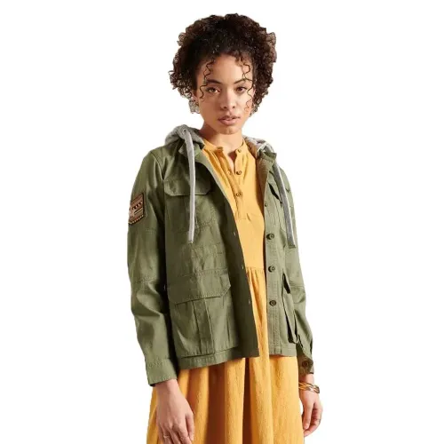 슈퍼드라이 Core Military Patched 긴팔 셔츠 141999954