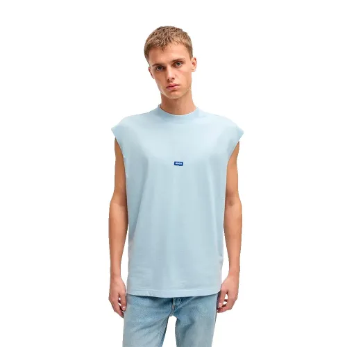 휴고 보스 Navertz 01 BLUE 나시 티셔츠 142010401