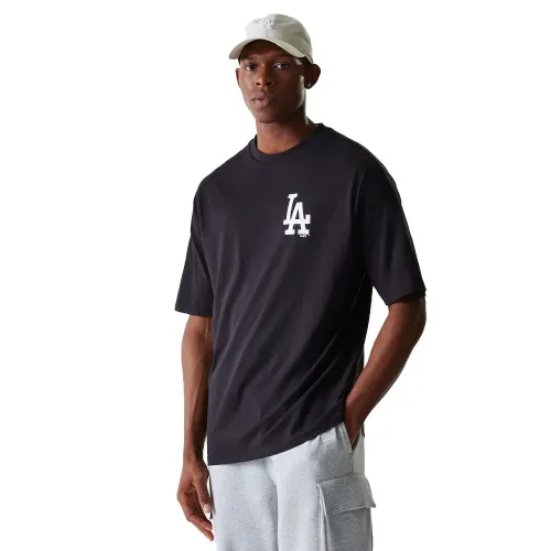 뉴에라 MLB Food 그래픽 오버핏 LA 다져스 반팔 티셔츠 142038863