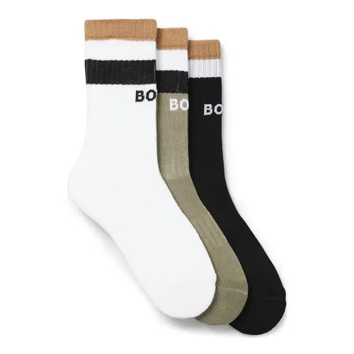 보스 Quarter Rib Iconic CC 양말 3 켤레 142074543