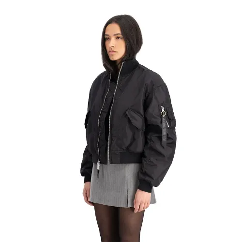 알파 인더스트리 MA-1 Cropped 자켓 142080210