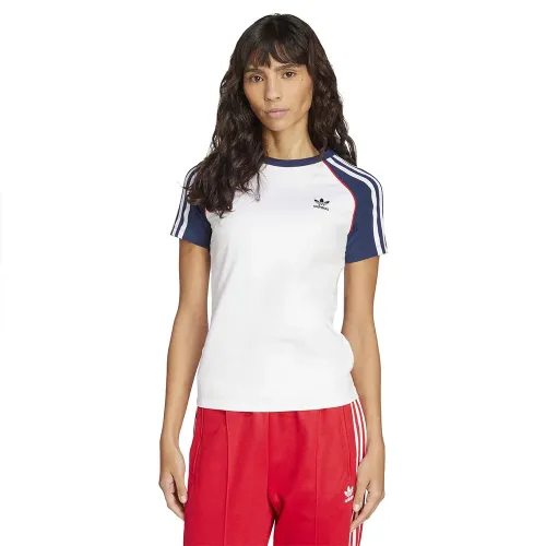 아디다스 아디컬러 3 Stripes Raglan Slim 반팔 티셔츠 142095266