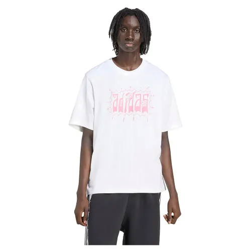 아디다스 Distressed 오버핏 반팔 티셔츠 142096033