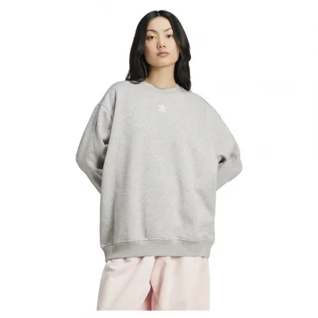 아디다스 에센셜 플리스 Long 오버핏 Crew 스웨터 142096107