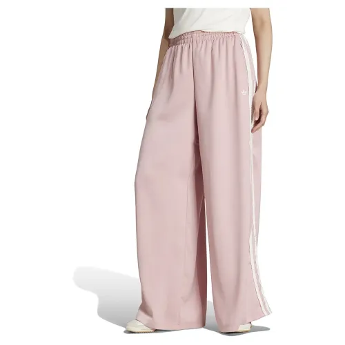 아디다스 Satin Wide Leg Ruffle 3 Stripes 운동복 바지 142096910