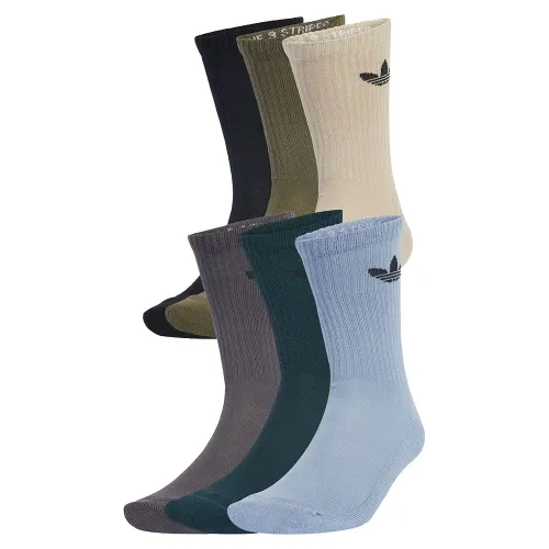 아디다스 Trefoil Cushion 크루 양말 6 팩 142097166