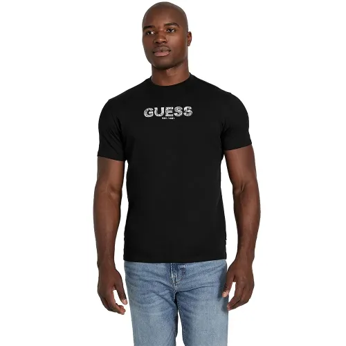 게스 Basic Embroidery Logo 반팔 티셔츠 142111872