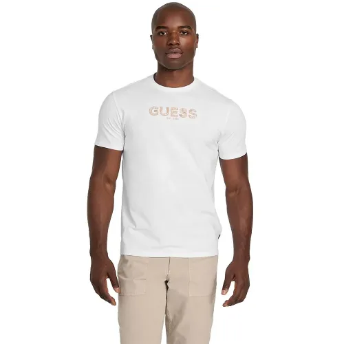 게스 Basic Embroidery Logo 반팔 티셔츠 142111873