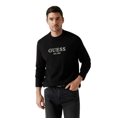 게스 Embroidery Logo 긴팔 티셔츠 142111946