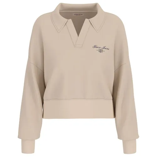 게스 Notched Collar Crop 스웨터 142112230