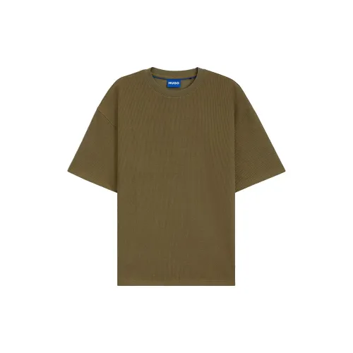 휴고 보스 Nuwaffle 10268873 BLUE 반팔 티셔츠 142115385