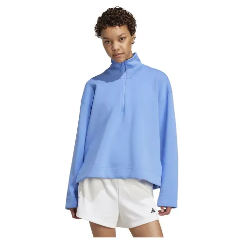 아디다스 All SZN Soft Lux 하프 지퍼 스웨터 142116741