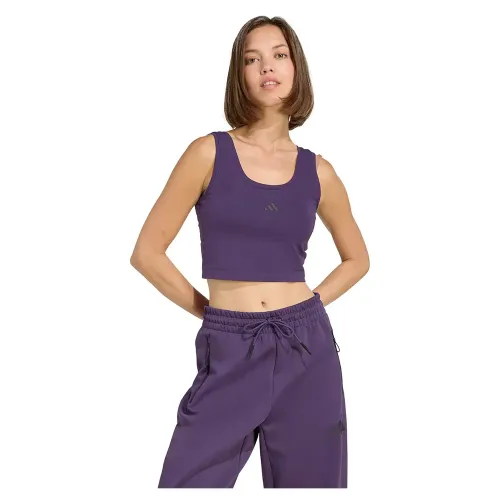 아디다스 에센셜 Small Logo Cotton Lifestyle 브라 142117190